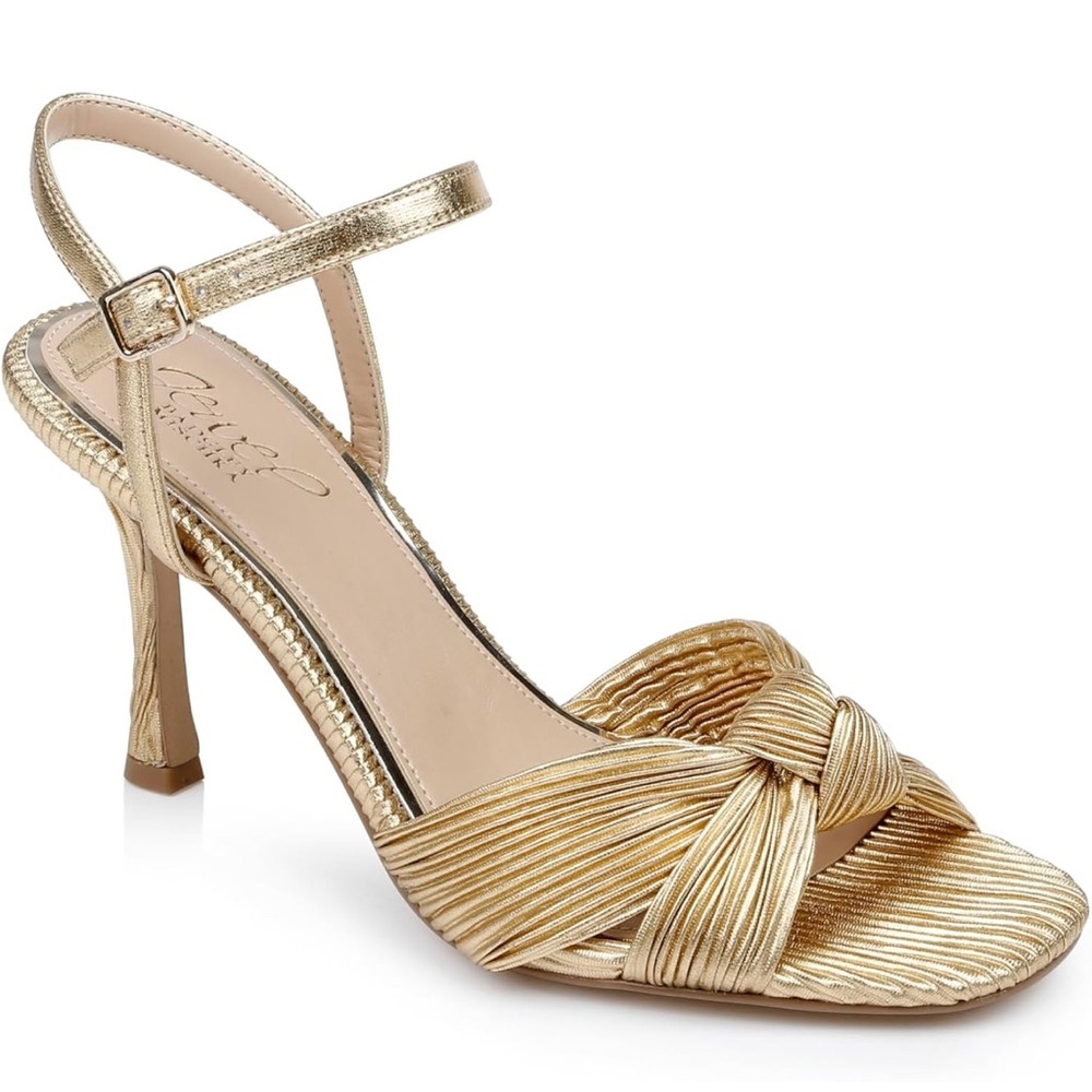 Gold Knotted Slingback Sandal - Women